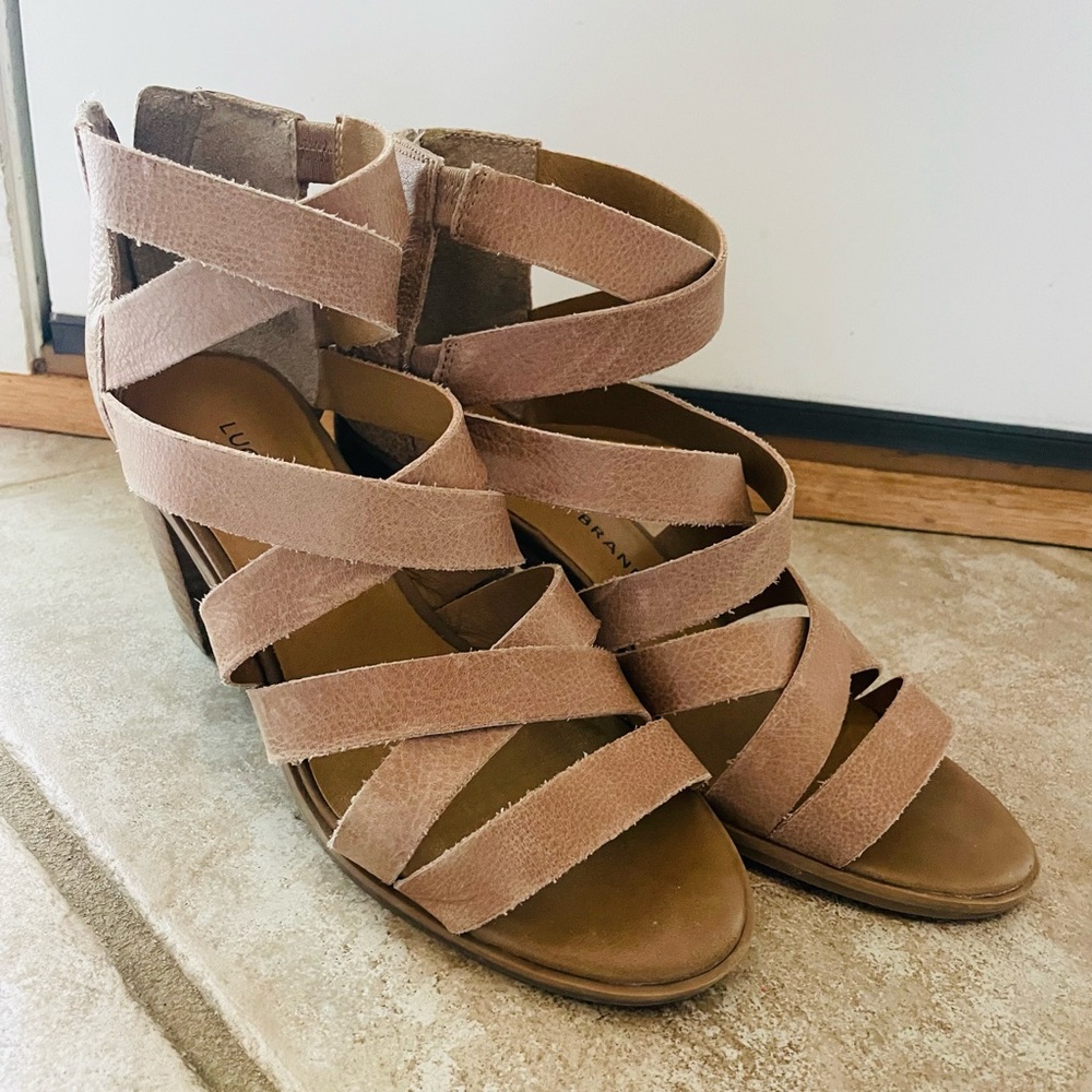Lucky Brand leather sandals, size 8